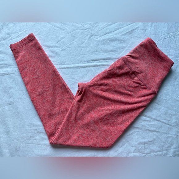 Beyond Yoga Caught In The Midi Space Dye Leggings in Light Pink Heather Small - Picture 14 of 14